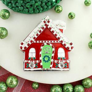 Gingerbread House Pin / Pendant