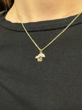 Glistening Mushroom Charm Necklace