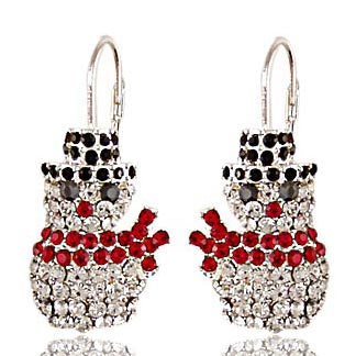 Snowman Earrings