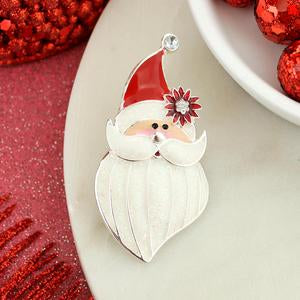Enamel  Santa HolidayPin or Pendant