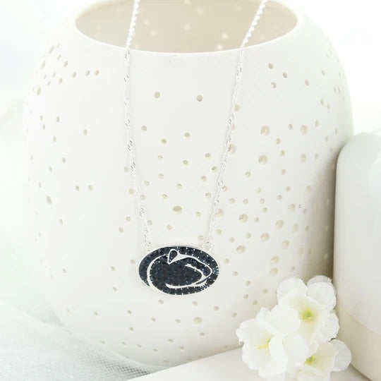 Penn State Crystal Logo Necklace