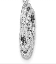Sterling Silver Rhodium Love Knot necklace