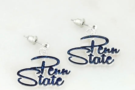 Penn State Slogan Earrings