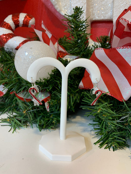 Holiday Candy Cane Earrings