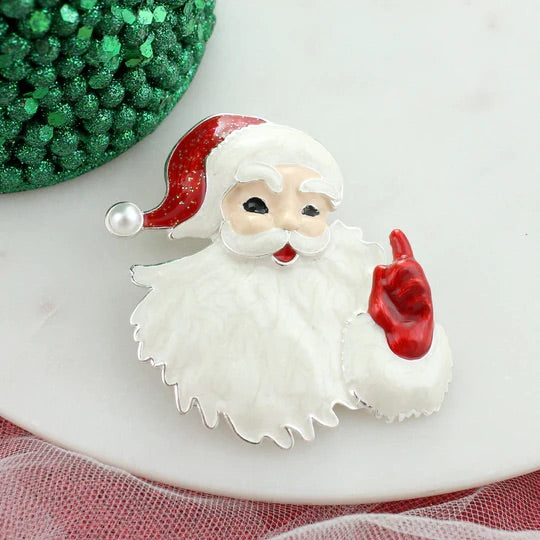 Santa pin/pendant